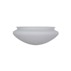 Hugger 52 in. White Ceiling Fan Opal Frosted Replacement Glass