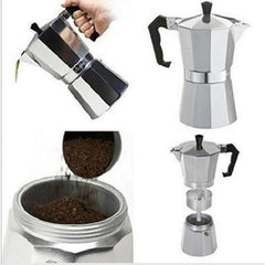 Sorelle Home & Kitchen | Stovetop Espresso and Coffee Maker | Moka Pot for Classic Italian and Cuban Caf Brewing | Cafetera Three Cup (3 Cup)