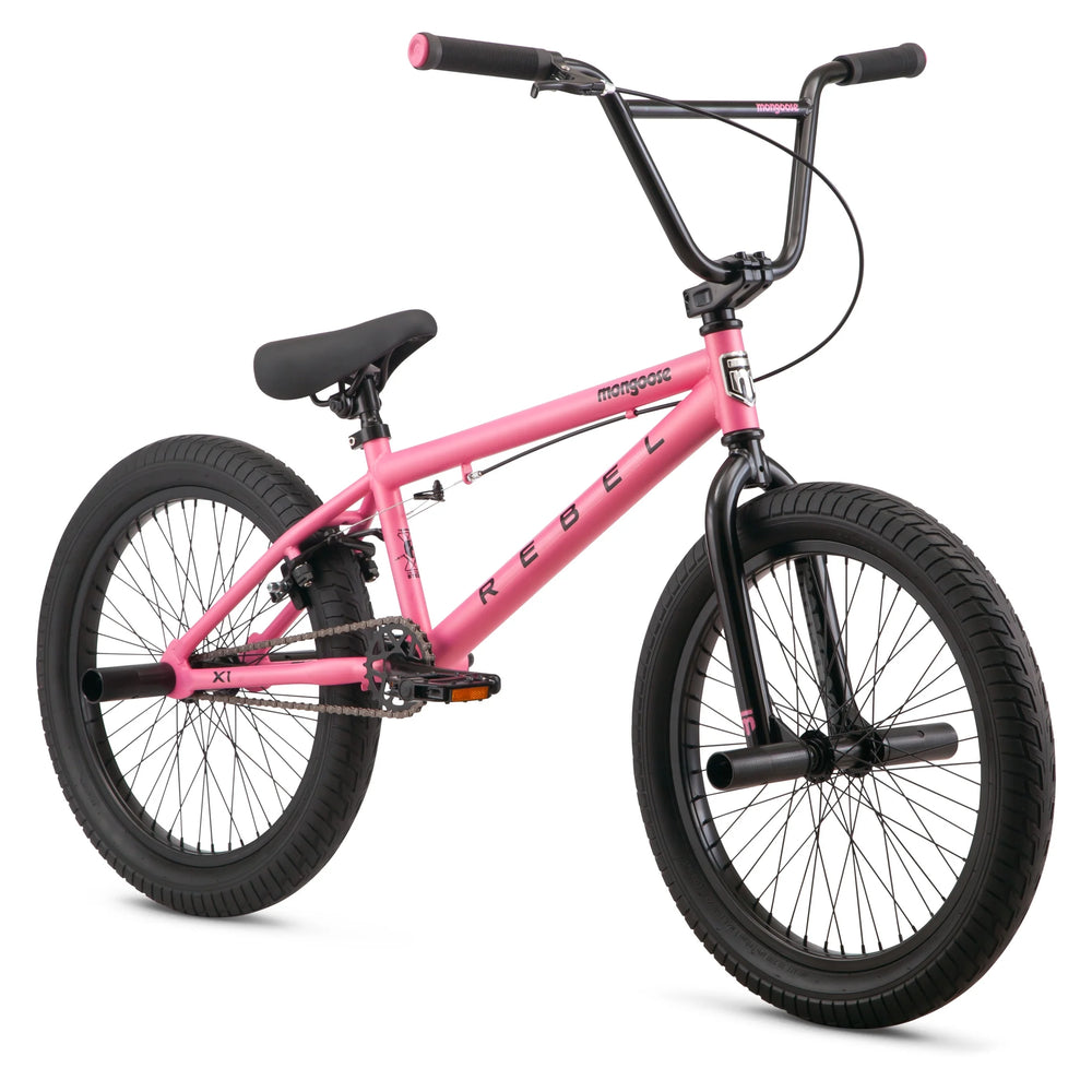 Mongoose Rebel X1 BMX Bike, 20 - In. Wheels, Kids Ages 7 - 14 Years, Gray Child Bicycle