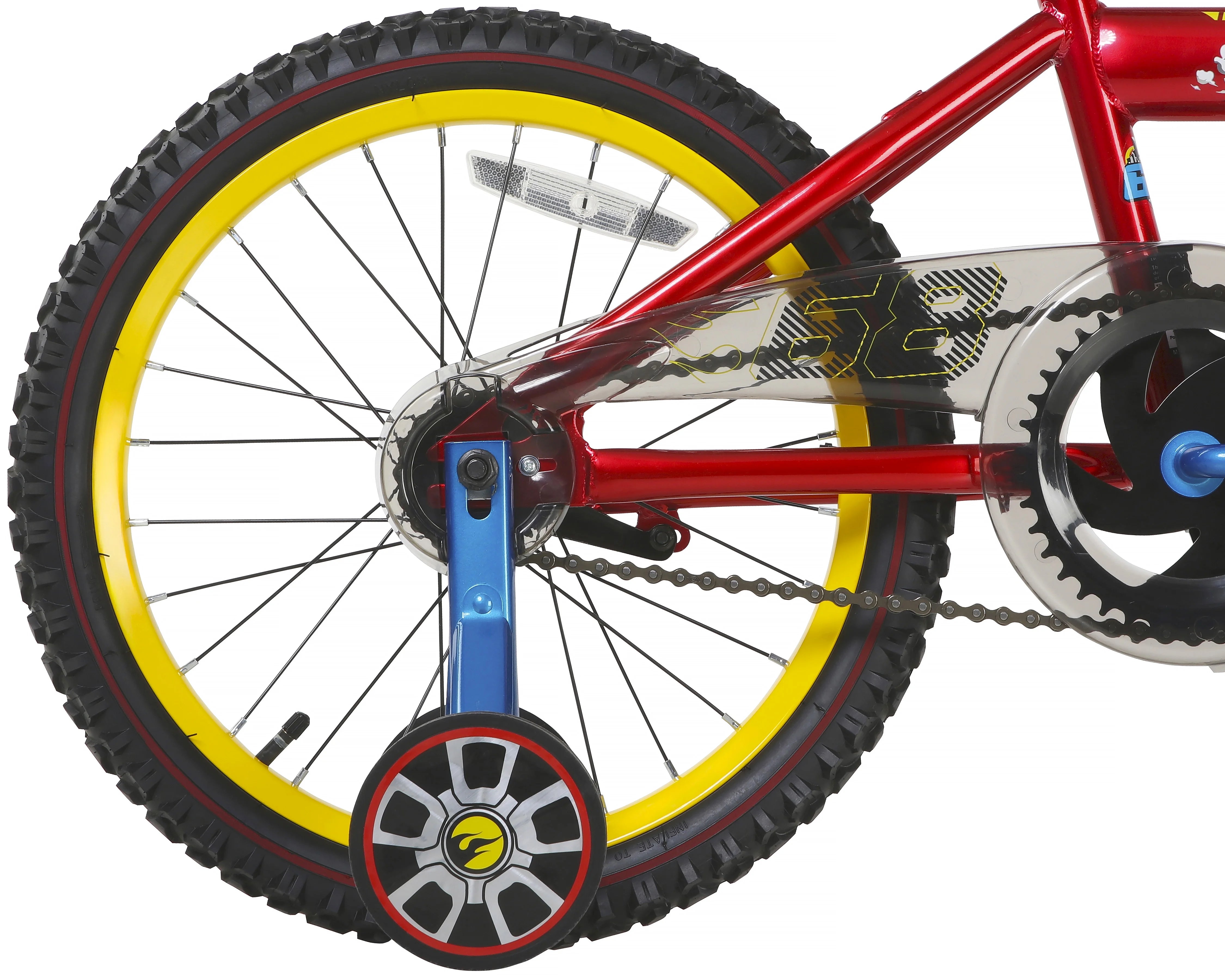 Dynacraft Hot Wheels 18 - Inch Boys BMX Bike for Age 6 - 9 Years