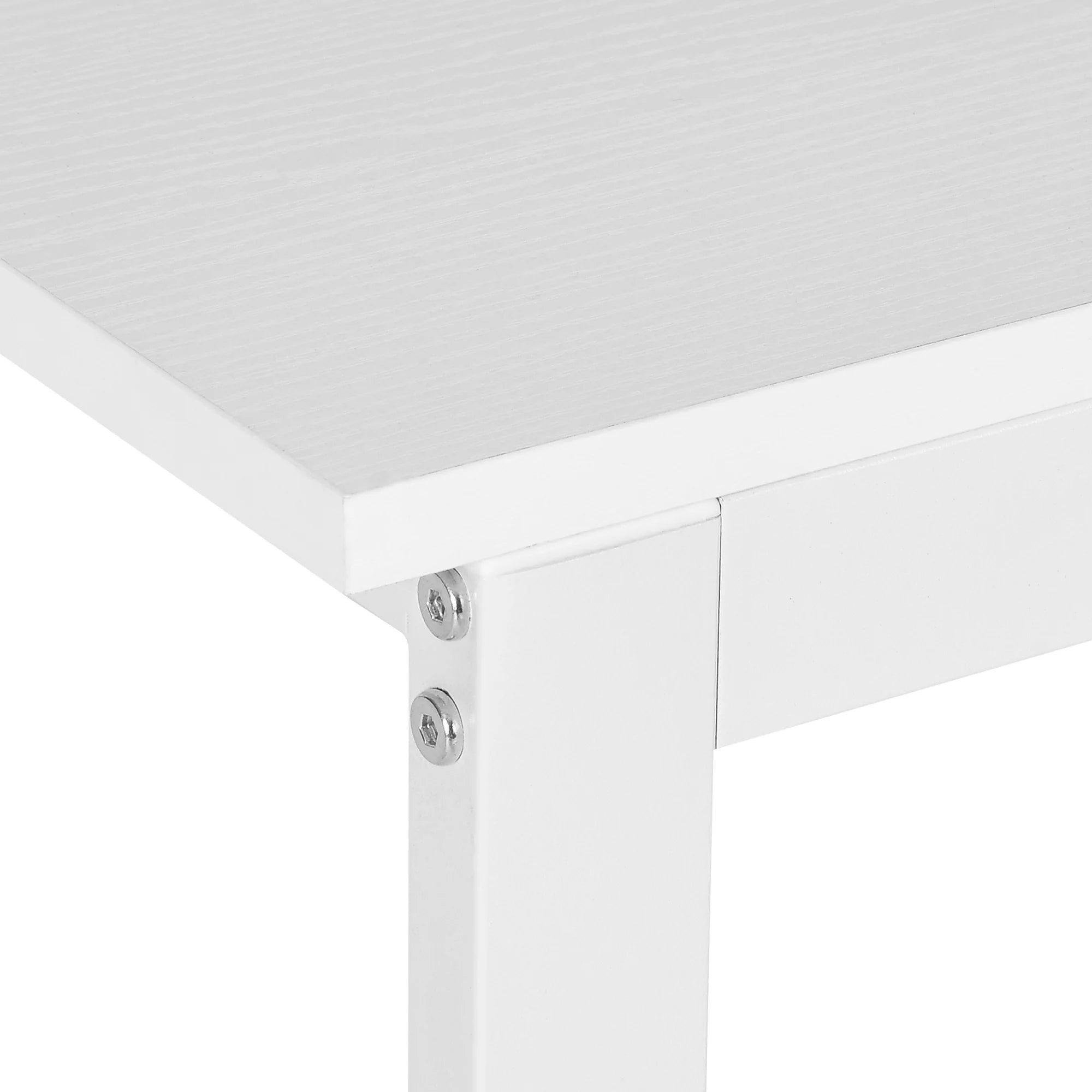 Dextrus 47 in Computer Desk with Storage Drawers & LED Light, Office Desk with Monitor Stand & Power Outlets, Work Study PC Desk for Small Spaces, Home Office, Oak
