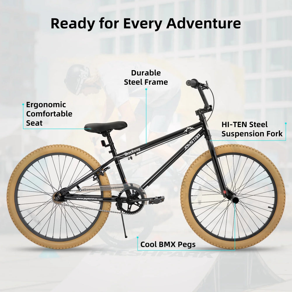 JOYSTAR Brockway Freestyle Kids BMX Bikes 20" Kids Bicycles for 6 - 11 Years Old Boys Girls, Multiple Colors