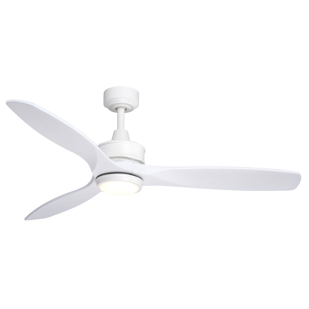 Vaxcel Curtiss Satin Brass Mid - Century Modern MCM Wood Propeller Ceiling Fan with LED Light Kit and Remote