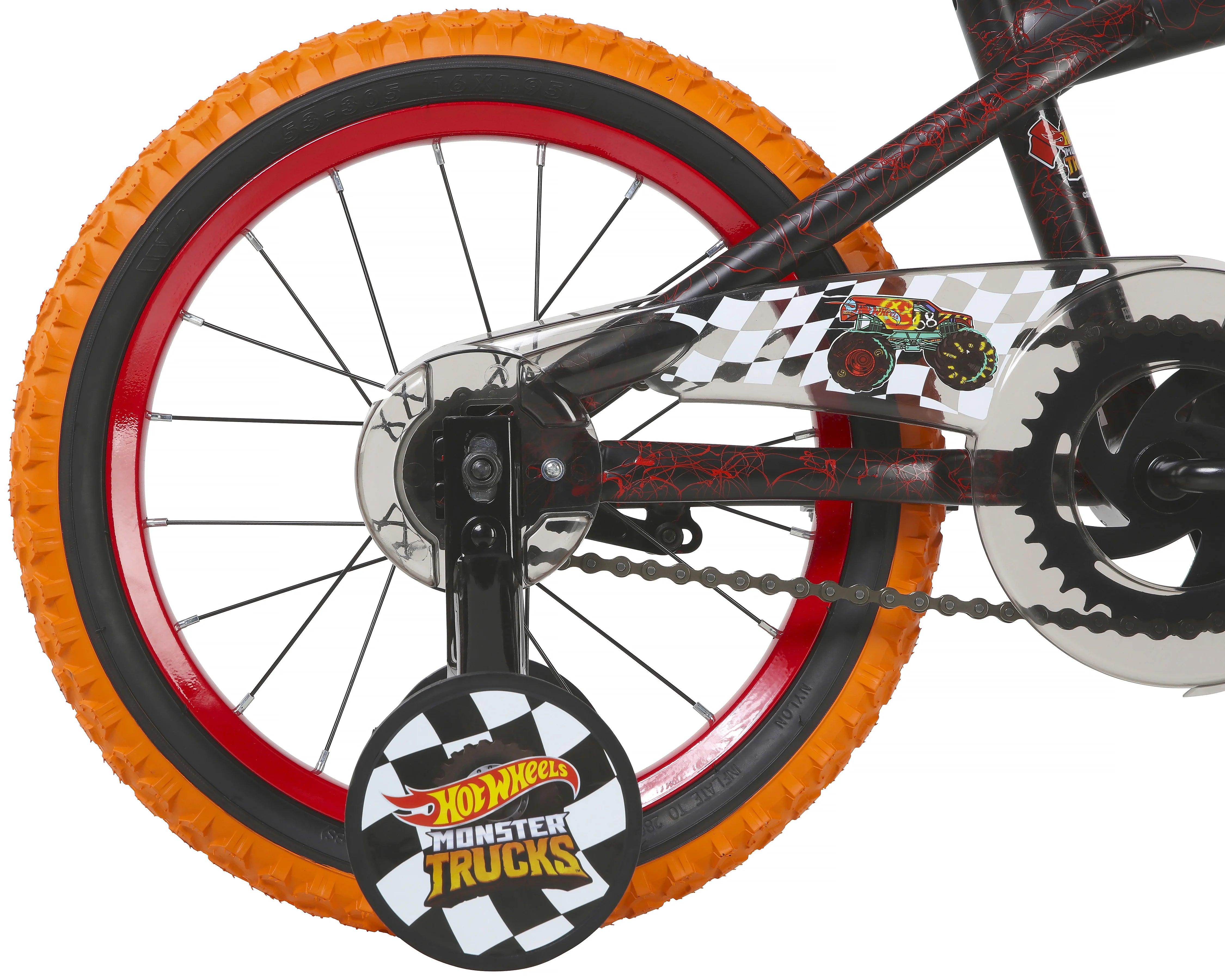 Dynacraft Hot Wheels 18 - Inch Boys BMX Bike for Age 6 - 9 Years