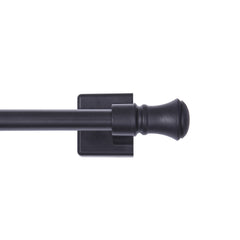 Mainstays Cameron 7/16 inch Adjustable Multi - Use Magnetic Appliance Rod, 16 - 28 inch, Black