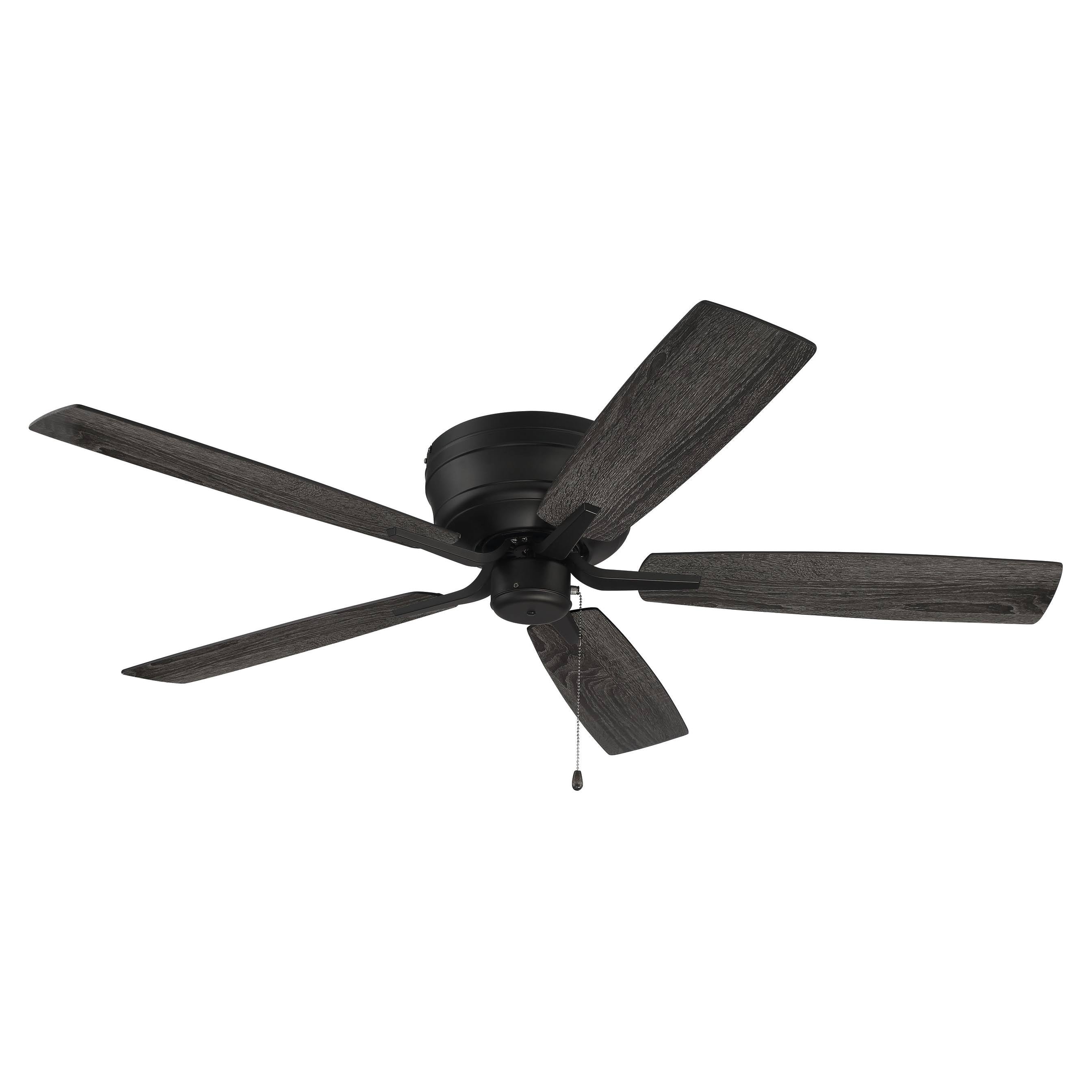 Craftmade 52" Pro Plus Hugger Ceiling Fan - Flat Black - PPH52FB5