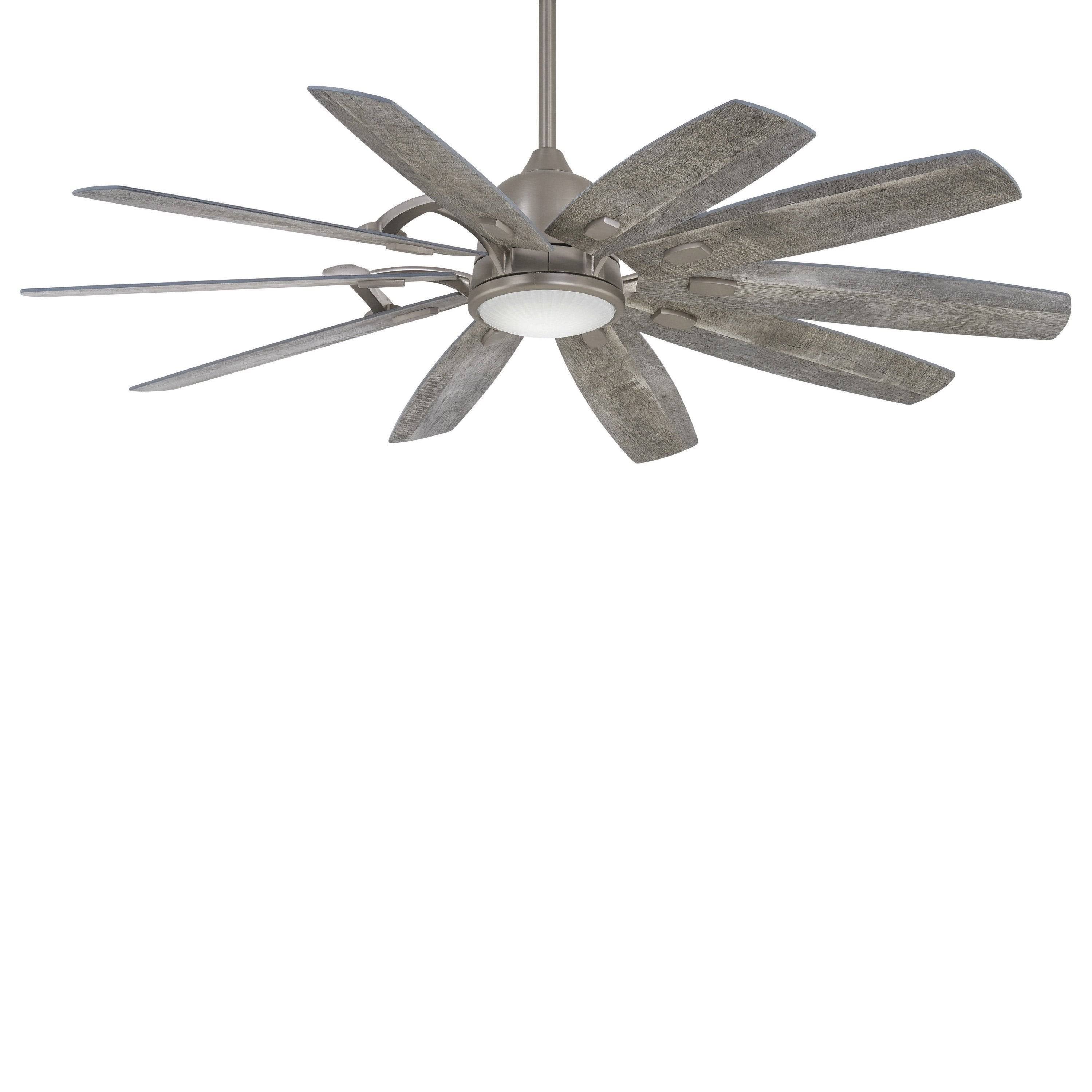 Minka Aire (F864L) Barn 65" Ceiling Fan Savannah Gray
